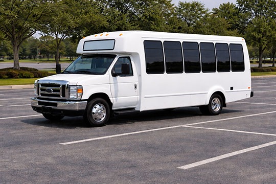 20-passenger minibus available for charter in Austin, TX
