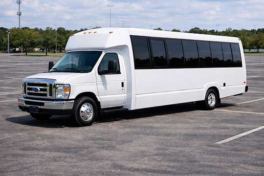 25-passenger minibus available for charter in Austin, TX